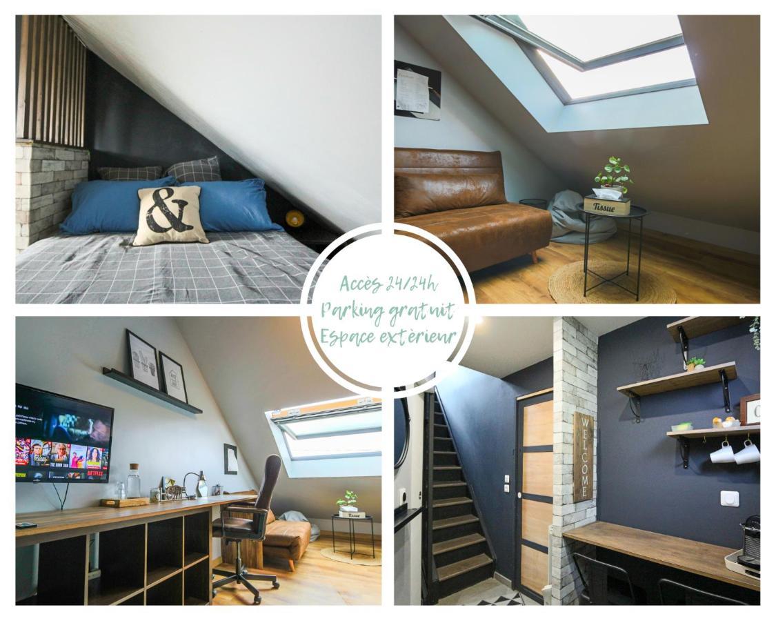 Maisonnette En Duplex Avec Terrasse Breux-Jouy Eksteriør billede